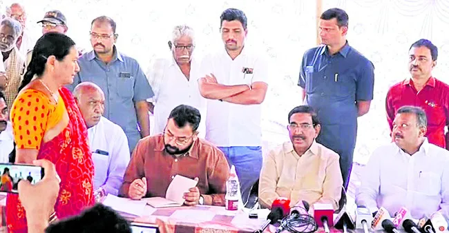 వడ్డమానులో మంత్రి నారాయణ పర్యటన 