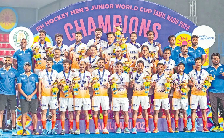 Indian team won the bronze medal in the Mens Junior Under 21 World Cup Hockey tournament2