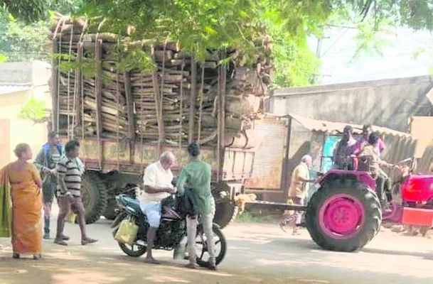 యథేచ్ఛగా అటవీ కలప తరలింపు