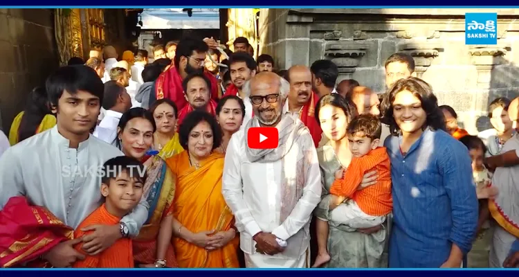 కుటుంబంతో తిరుమల శ్రీవారి సేవలో రజనీకాంత్..