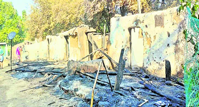 కె.సీతారాంపురంలో ఘోర అగ్ని ప్రమాదం