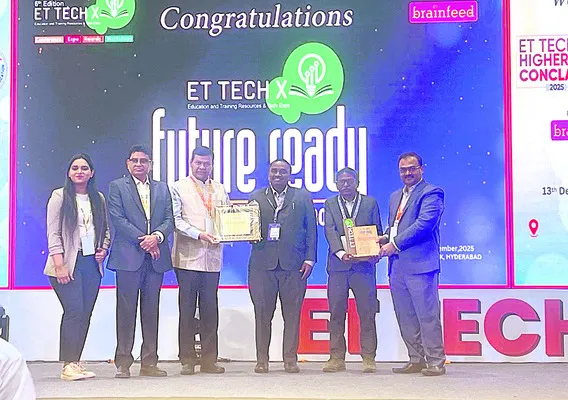 ‘ట్రినిటి’కి  జాతీయస్థాయి అవార్డు 