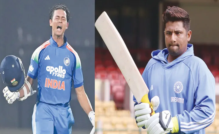 శతక్కొట్టిన యశ​స్వి జైస్వాల్‌.. సర్ఫరాజ్‌ ధనాధన్‌