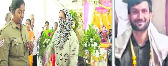 పెళ్లి వేడుకలో ప్రియురాలి రచ్చ 