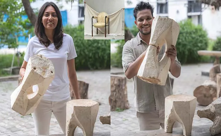 పర్యావరణ హిత మష్రూమ్‌ ఫర్నీచర్‌..! జస్ట్‌ 180 రోజుల్లోనే..