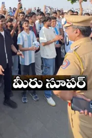 Lionel Messi Fans thank Mumbai Police at Wankhede Stadium