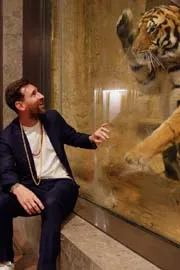 Lionel Messi Visit To Vantara