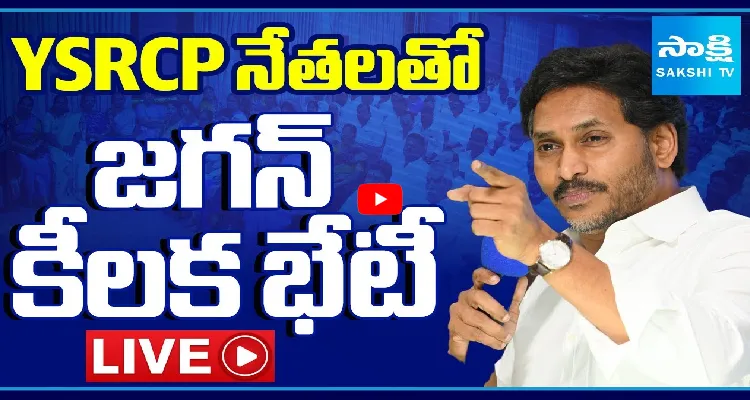 Watch Live: YSRCP నేతలతో జగన్ కీలక భేటీ