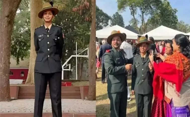 ఇండియన్‌ మిలిటరీ అకాడమీ తొలిమహిళా ఆఫీసర్‌! 93 ఏళ్ల రికార్డు ‍​బ్రేక్‌