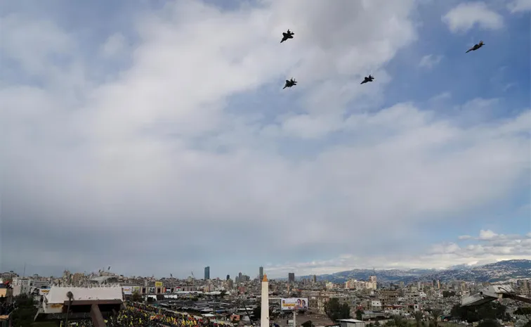 బీరుట్ గగనతలంలో భారీ ఎయిర్ ఫోర్స్ రద్దీ.. ఏం జరగబోతుంది..?  