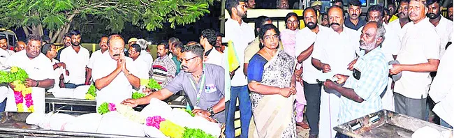 క్షతగాత్రులకు  మంత్రుల పరామర్శ 