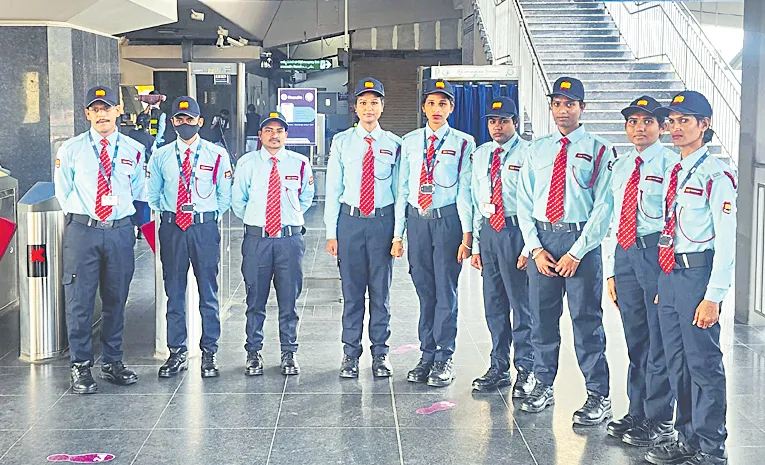 Transgenders as security personnel at metro stations