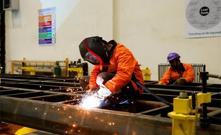 India industrial output fell to a 13 month low