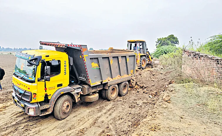 Janasena Leaders illegal excavations in Eluru Agency Andhra Pradesh