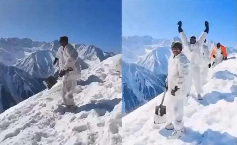 Indian Army playing cricket in the snow has gone viral