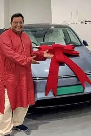 Paytm CEO Gets His Tesla Model Y Delivered