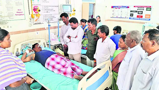 రోడ్డు ప్రమాదంలో ఎంపీటీసీకి గాయాలు
