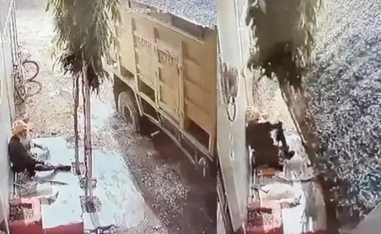 చివరి ఊపిరి… ట్రక్కు కిందే!