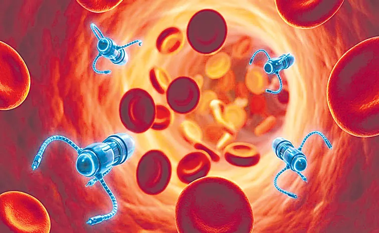 Scientists create microscopic robots that navigate blood vessels to treat strokes2