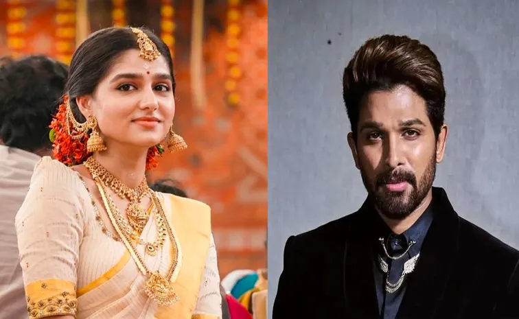 Champion Movie actress Anaswara rajan Comments about allu arjun