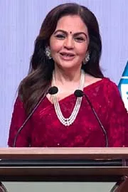 Nita Ambani praises Mukesh Ambani at Dhirubhai Ambani International School Annual Day