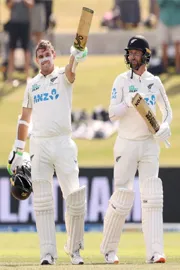 Conway and Latham become the first opening duo to hit hundreds in both innings of a first class game
