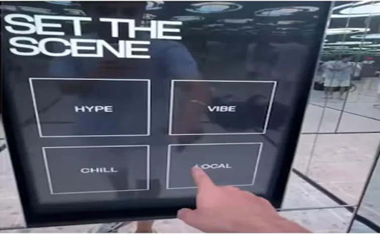 Indian man in Dubai shared a video of a high-tech trial room at H and M1