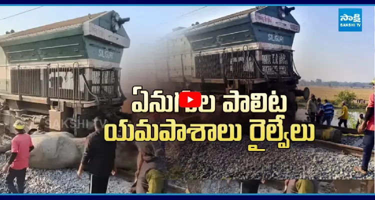 ఏనుగుల పాలిట యమపాశాలు రైలు పట్టాలు..