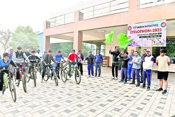 ఖుర్దా రోడ్‌లో సండే ఆన్‌ సైకిల్‌–సైక్లోథాన్‌ 2025 