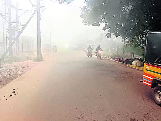 జి.మాడుగులలో 6.3 డిగ్రీలు 