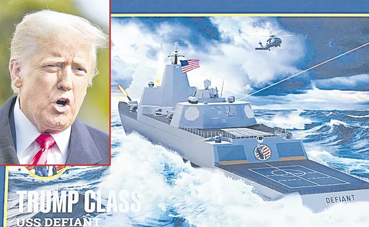 Trump announces plans for new Navy battleship as part of a Golden Fleet
