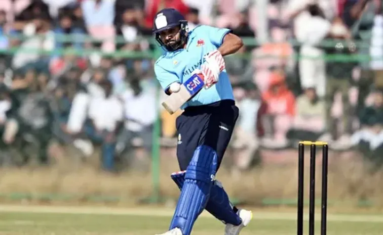 ROHIT SHARMA SCORED A HUNDRED IN VIJAY HAZARE TROPHY AFTER 17 YEARS