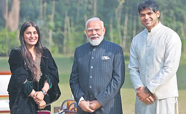 Neeraj Chopra met Prime Minister Narendra Modi on Tuesday2