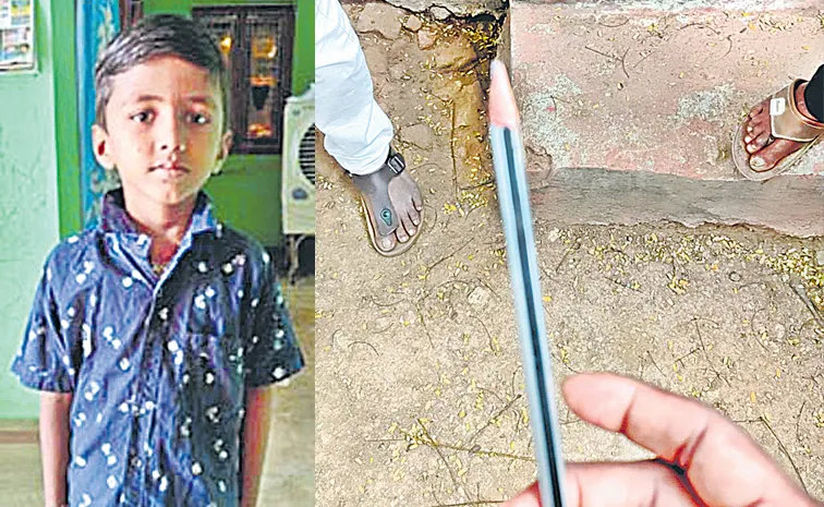 పెన్సిల్‌ గుచ్చుకుని.. బాలుడి మృతి?   