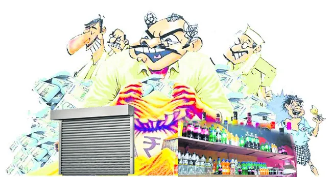 నేతల వసూళ్ల పర్వం