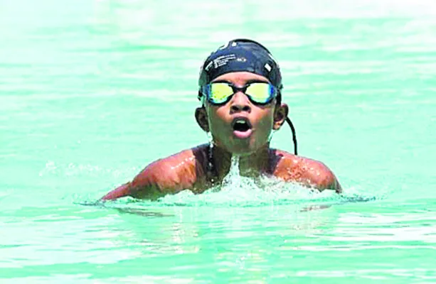 సౌత్‌జోన్‌ ఆక్వాటిక్‌ పోటీలకు చరణ్‌ తేజ