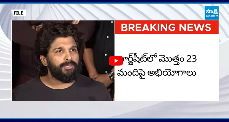 పుష్ప-2 తొక్కిసలాట కేసులో ఛార్జ్ షీట్ దాఖలు.. A11గా అల్లు అర్జున్