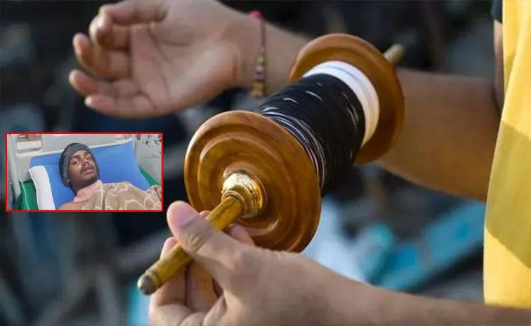 Kite Manja Accident in Keesara 