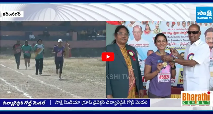 సాక్షి మీడియా గ్రూప్ డైరెక్టర్ దివ్యారెడ్డికి గోల్డ్ మెడల్