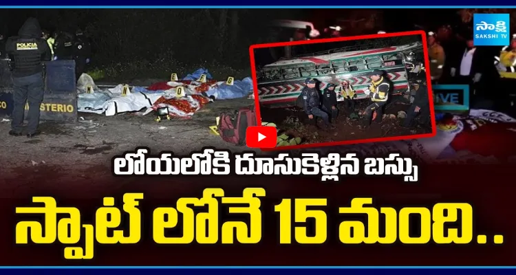లోయలోకి దూసుకెళ్లిన బస్సు.. స్పాట్ లోనే 15 మంది..