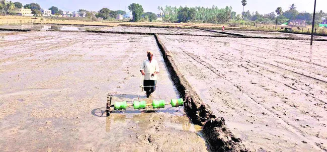 డ్రమ్‌ సీడర్‌ విధానం లాభదాయకం