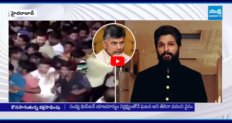 అల్లు అర్జున్ పై కక్ష సాధింపు.. చంద్రబాబు చేయిస్తున్నాడా!