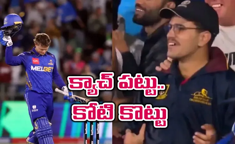 Fan Gets Rs 1.07 Crore For Taking MI Star Ryan Rickeltons One-Handed Catch2