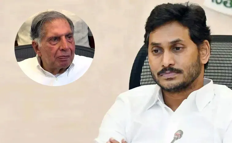 రతన్‌ టాటా జయంతి.. వైఎస్‌ జగన్‌ నివాళి