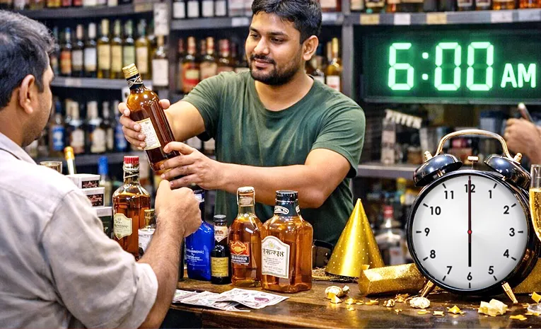 liquor sales from 6am on december 31