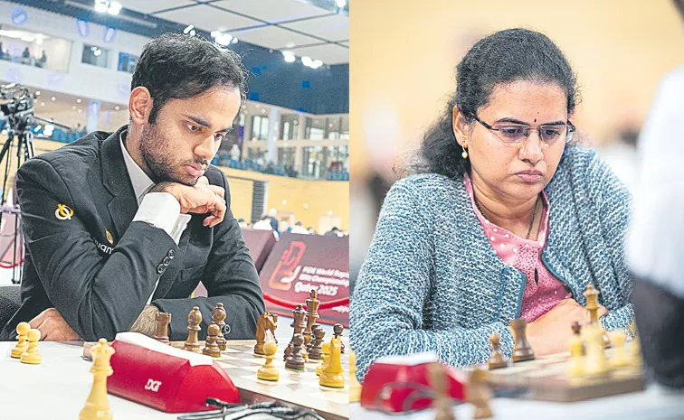 హంపి, అర్జున్‌లకు కాంస్యాలు