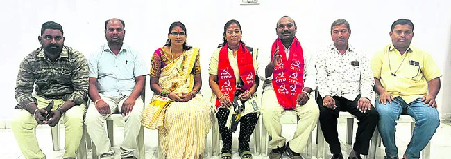 సీఐటీయూ జిల్లా కమిటీ ఎన్నిక
