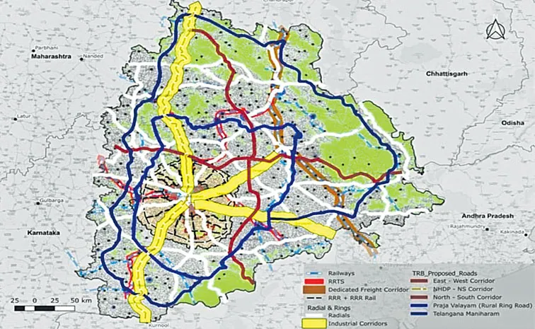 Two more major road network projects planned in Telangana