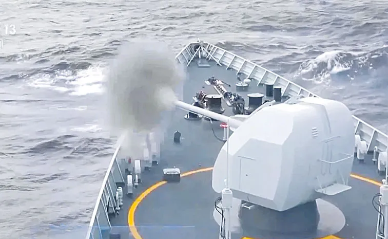 China Launches Fresh Military Drills In Central Taiwan Strait