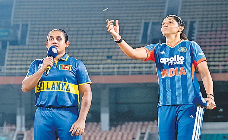 India Womens team in the five-match T20I series against Sri Lanka